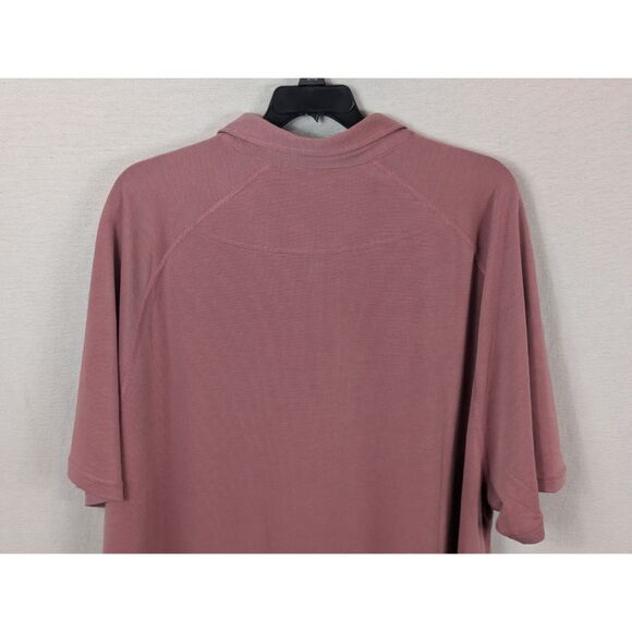 Rhone Delta Pique Button Down Polo Shirt Purple Men's Size 2XL/XXL - Picture 9 of 10